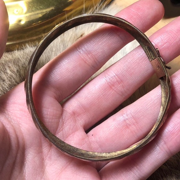 Vintage sterling silver bangle bracelet - Picture 3 of 3